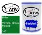 Preview: BMW, Vermont Green Metallic, 356: 500ml Lackdose, von ATW Autoteile West.